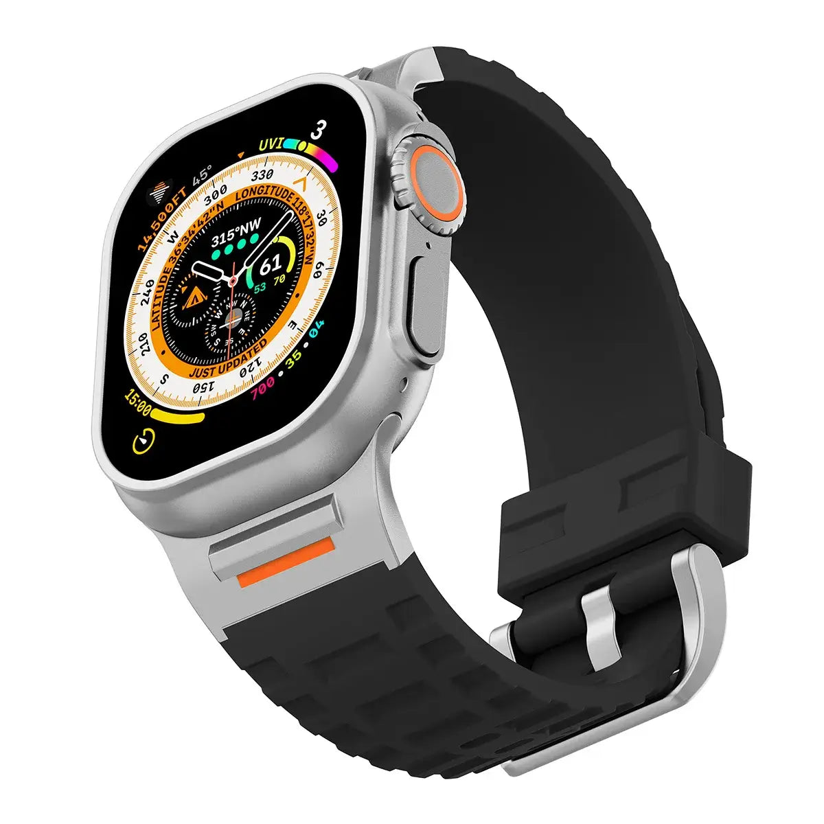 Apple Watch Ultra 2 Rugged Sports Silicone Strap - Pejayz