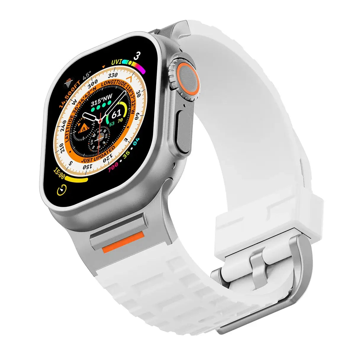 Apple Watch Ultra 2 Rugged Sports Silicone Strap - Pejayz
