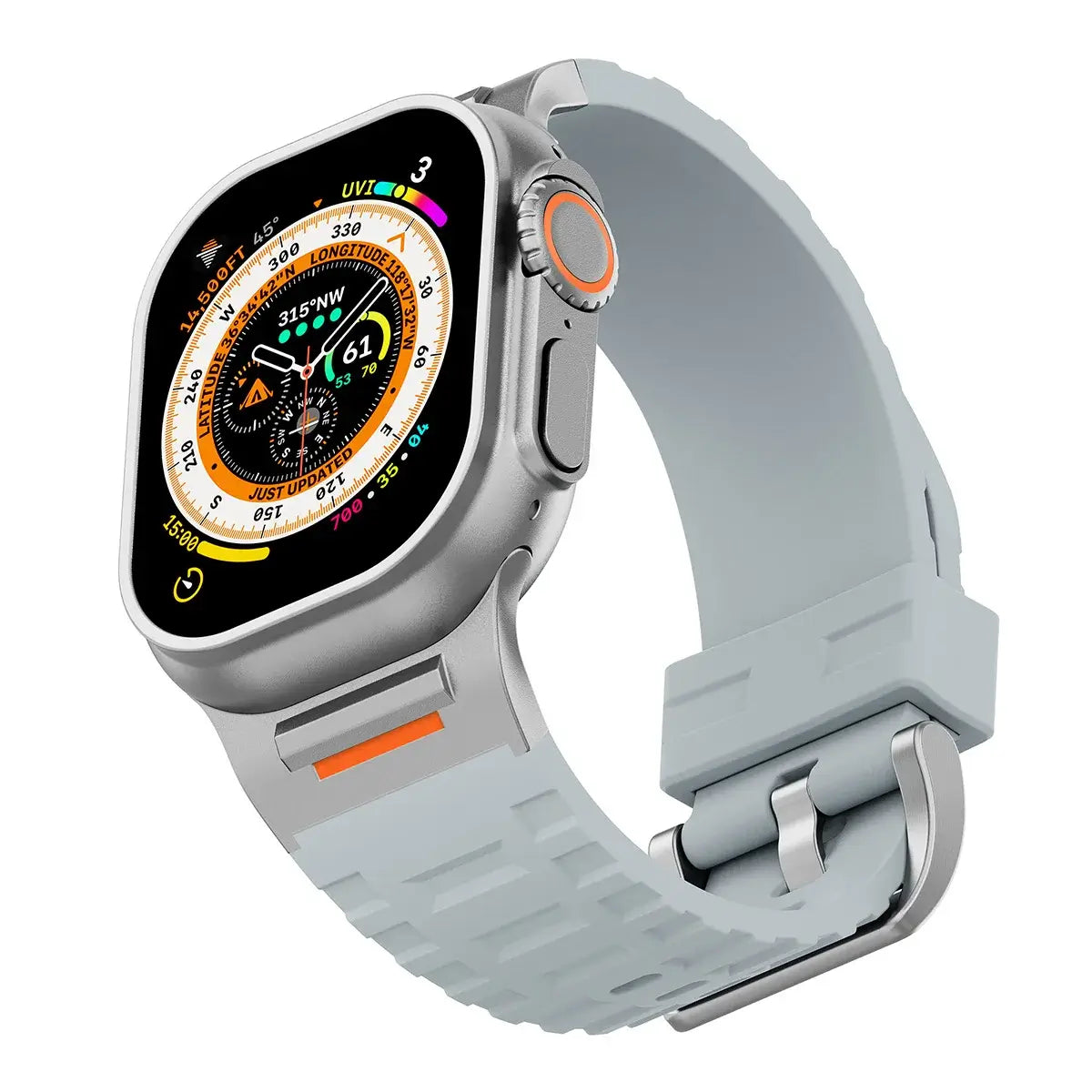 Apple Watch Ultra 2 Rugged Sports Silicone Strap - Pejayz