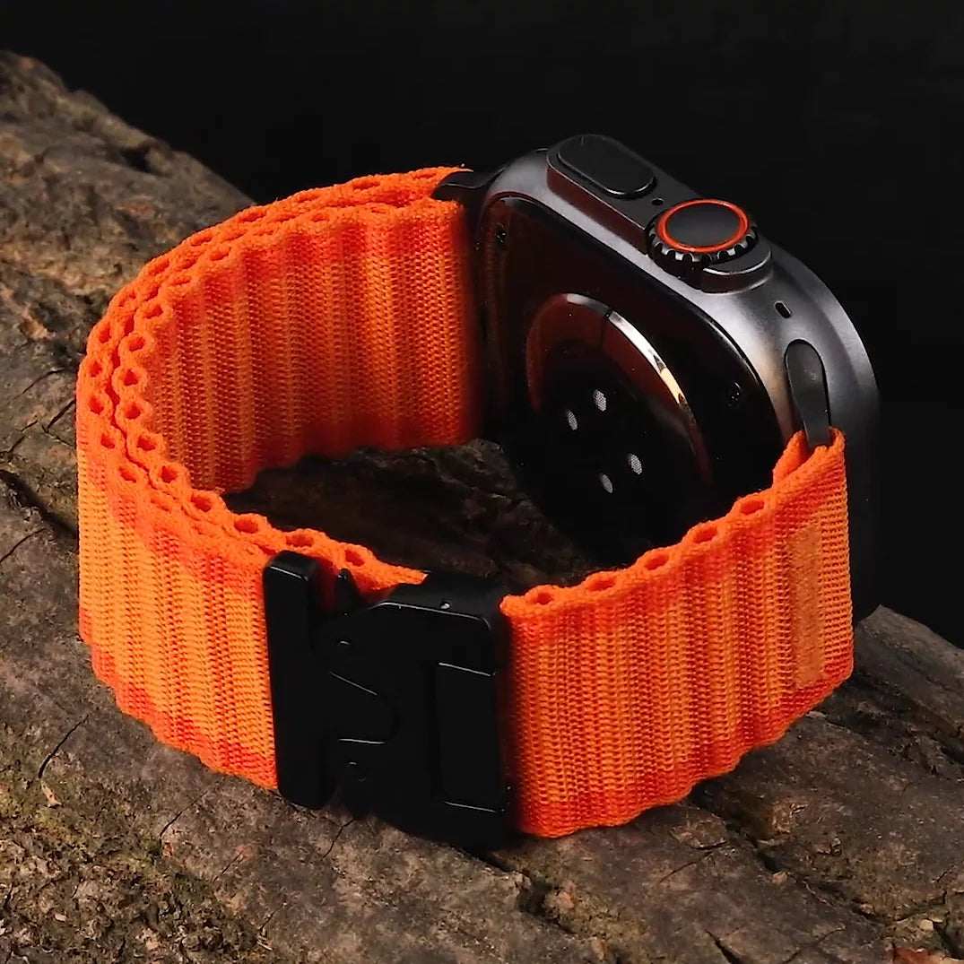 Apple Watch Ultra 2 Nylon Strap Durable and Comfortable for All-Day Wear-3