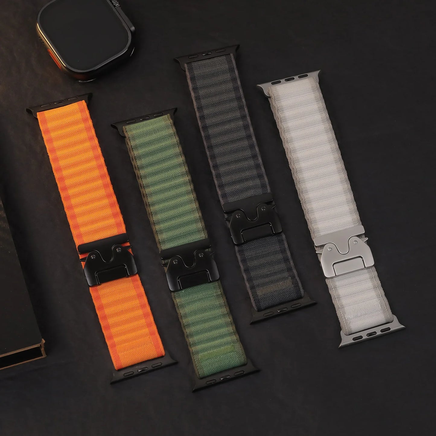 Apple Watch Ultra 2 Nylon Strap Durable and Comfortable for All-Day Wear-4