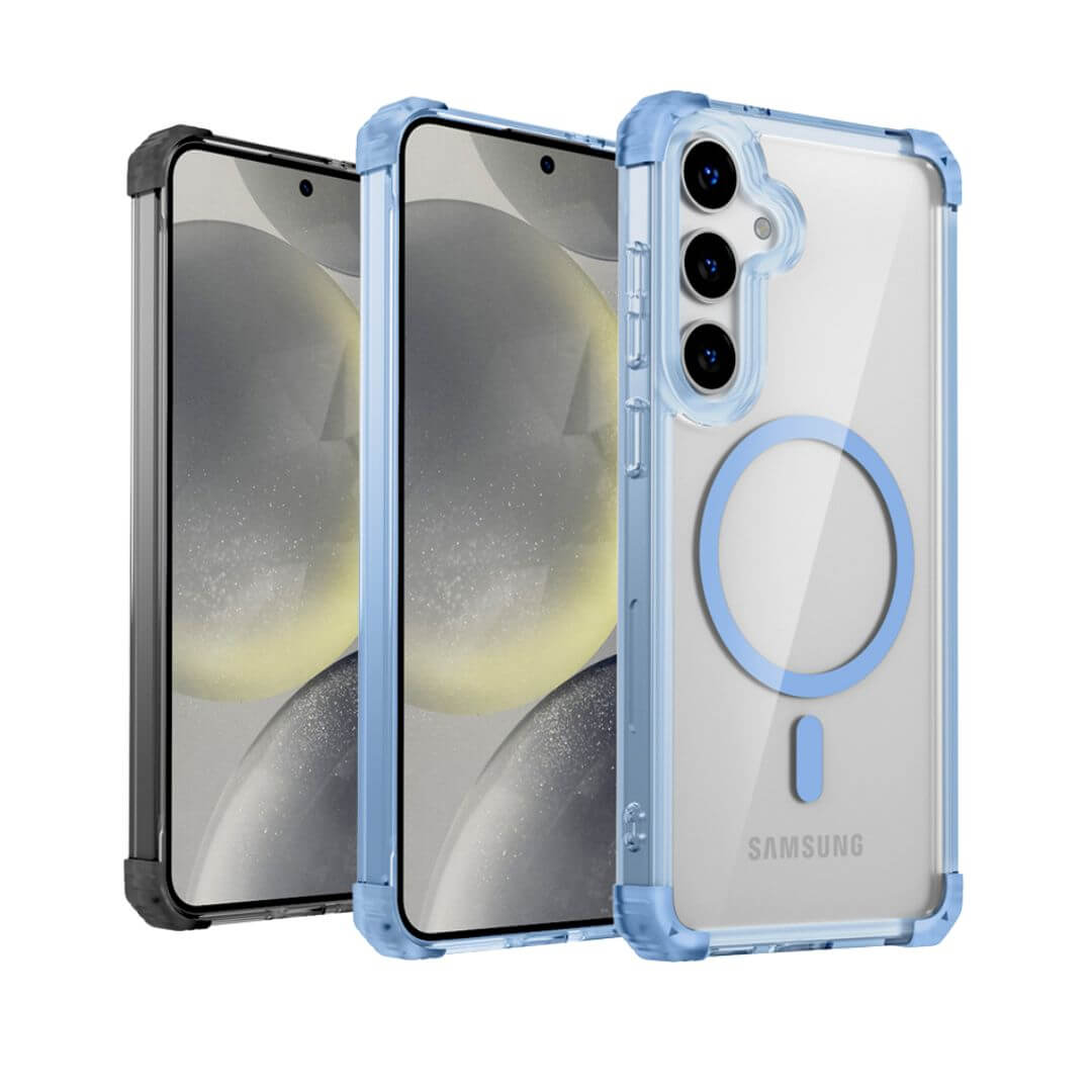 Shockproof Armor Transparent Case for Samsung Galaxy S25 - Pejayz