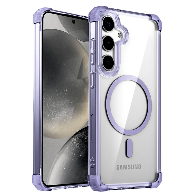 Shockproof Armor Transparent Case for Samsung Galaxy S25 - Pejayz