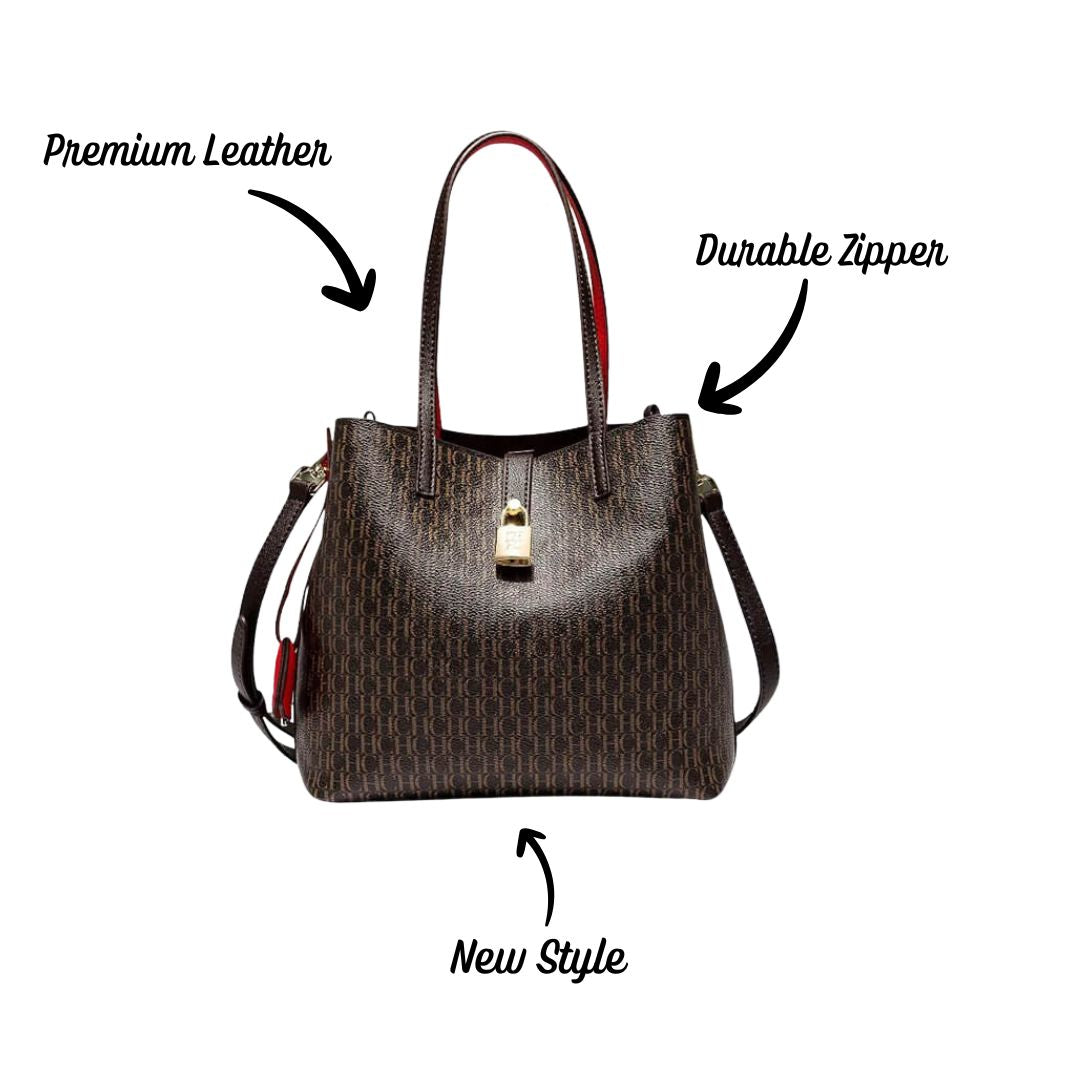Premium Versatile Leather Crossbody Handbag - Pejayz