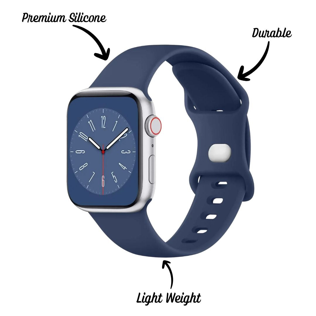 Apple Watch Series Soft Silicone Replacement Strap - Pejayz