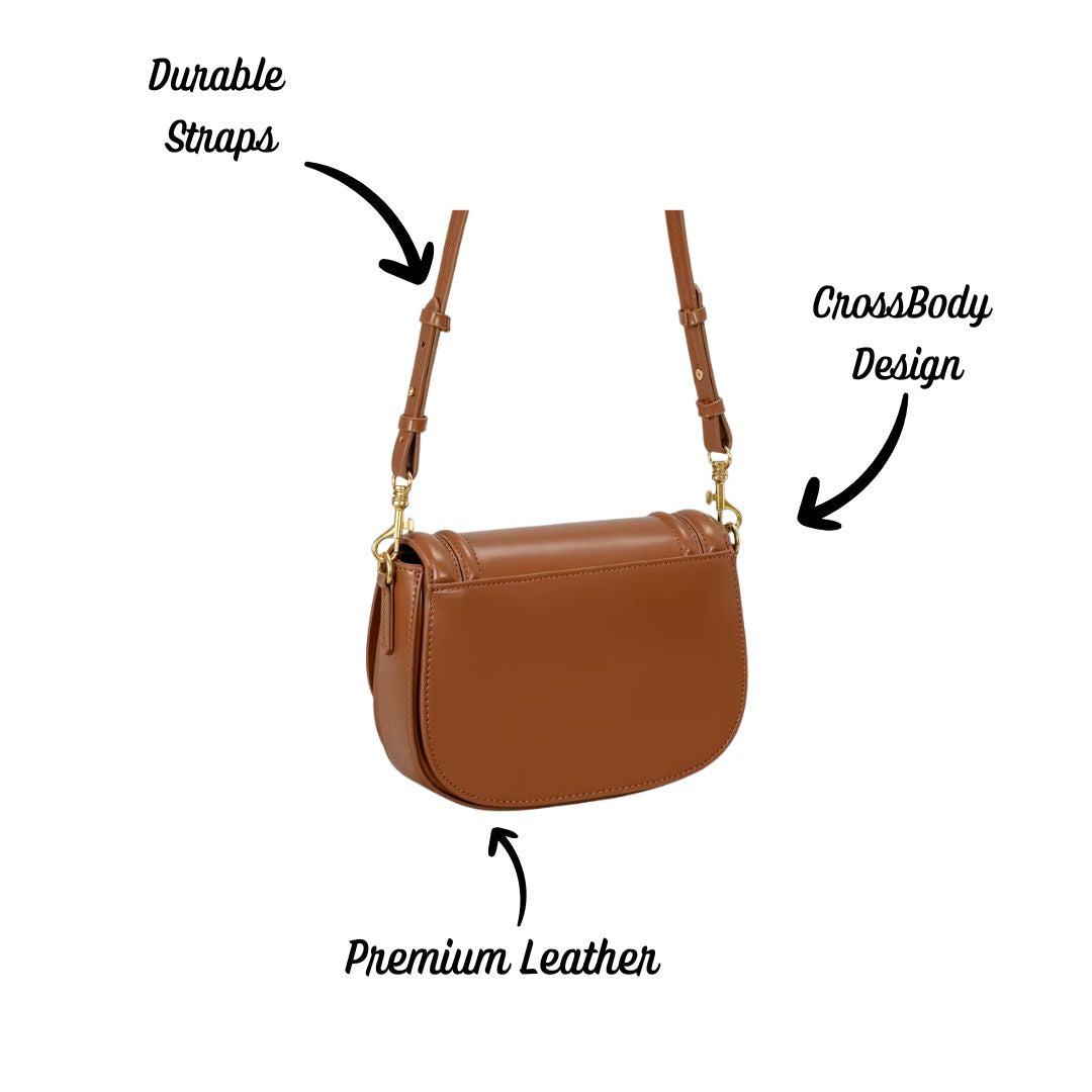 Luxury Small Flap Shoulder Bag With Designer Wide Strap - Pejayz