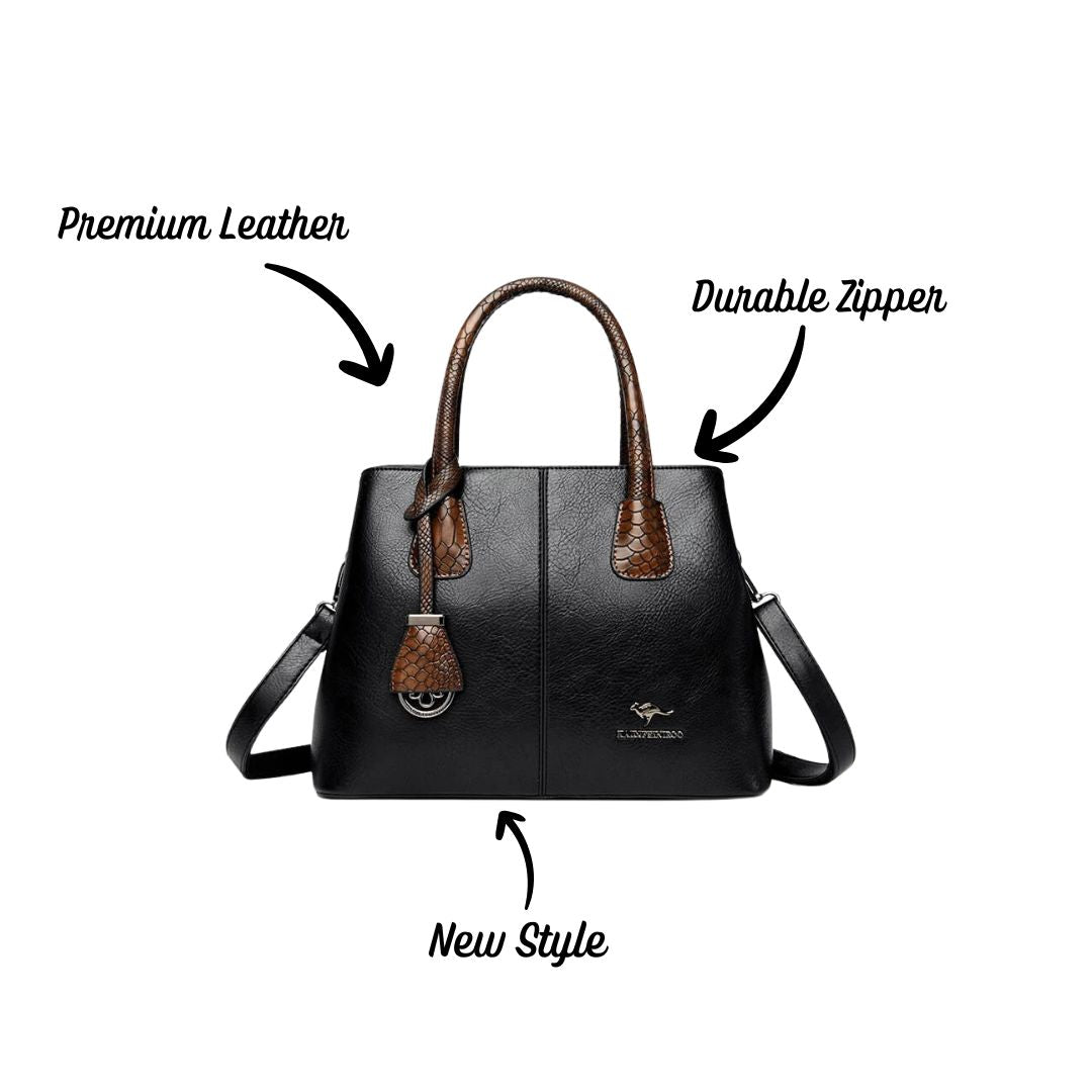 Designer Crossbody Leather Handbag - Pejayz