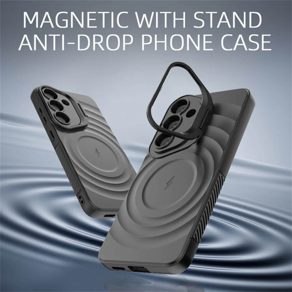 Shockproof Camera Lens Stand Case For Galaxy S25 With MagSafe - Pejayz