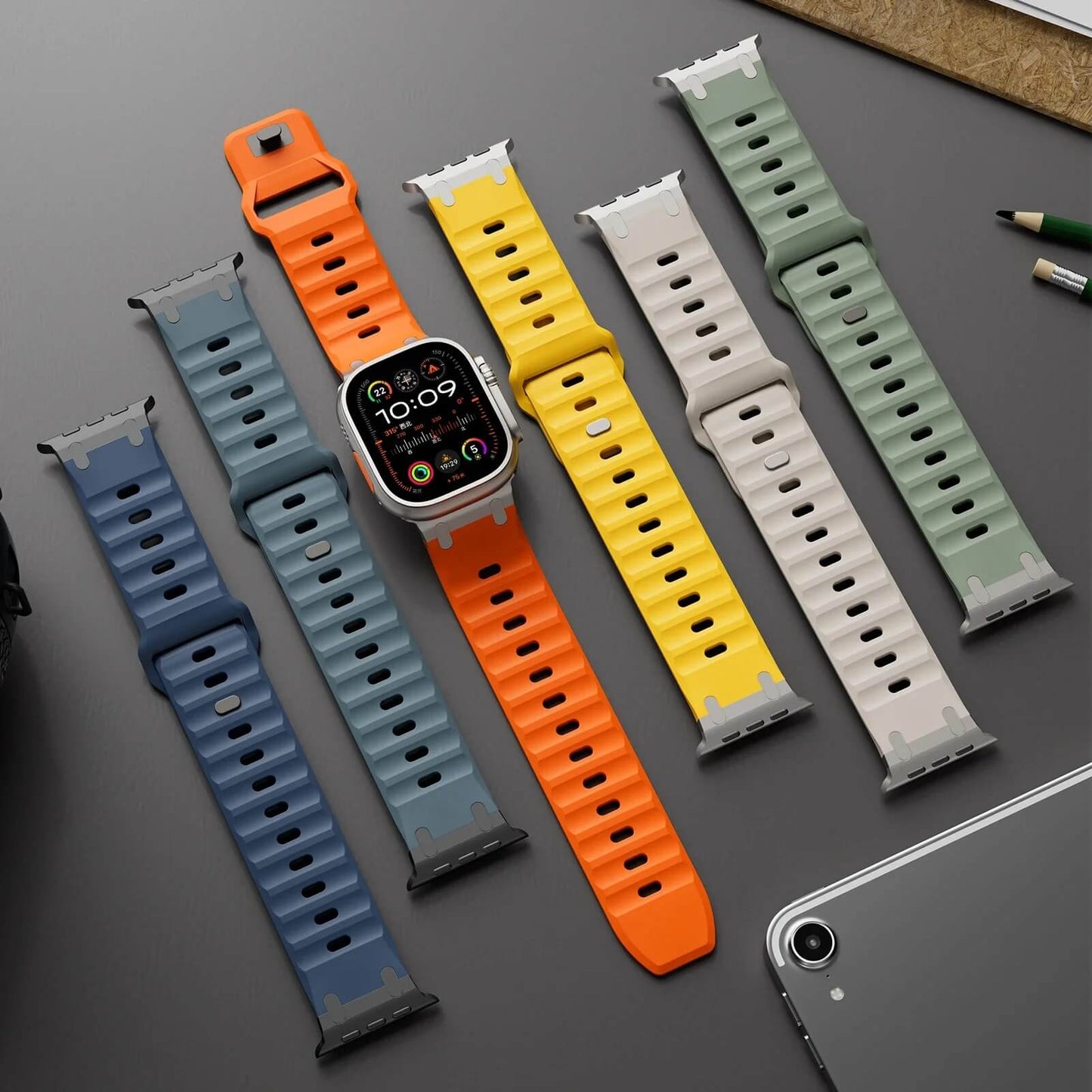 Apple Watch Ultra 2 Simple Sports Silicone Strap - Pejayz
