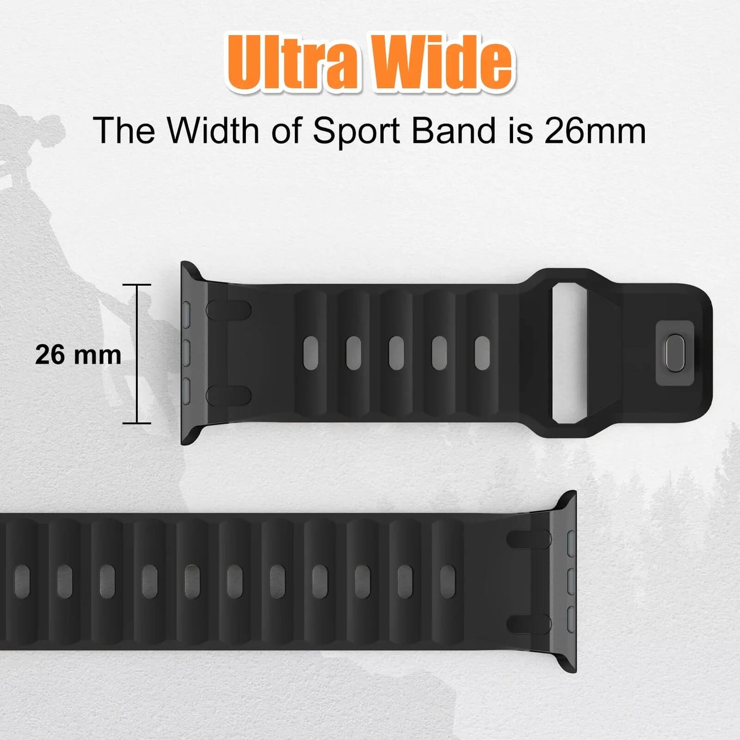 Apple Watch Ultra 2 Simple Sports Silicone Strap - Pejayz
