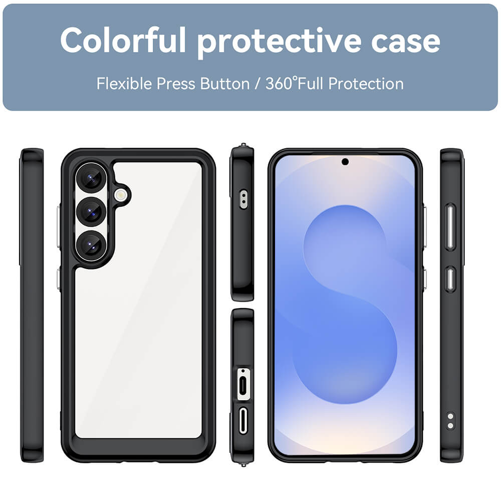 Transparent Shockproof Case For Samsung Galaxy S25 Ultra