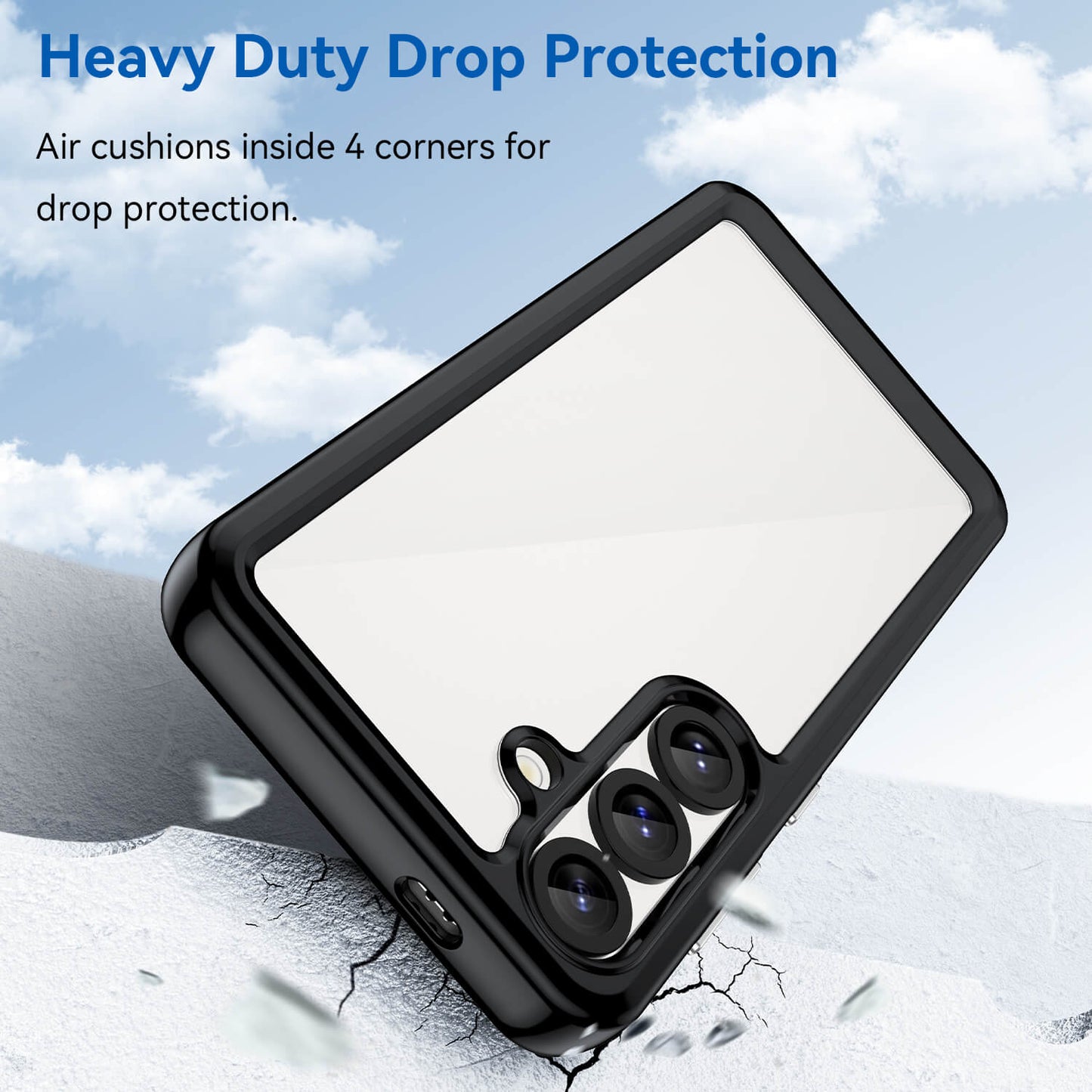 Transparent Shockproof Case For Samsung Galaxy S25 Ultra
