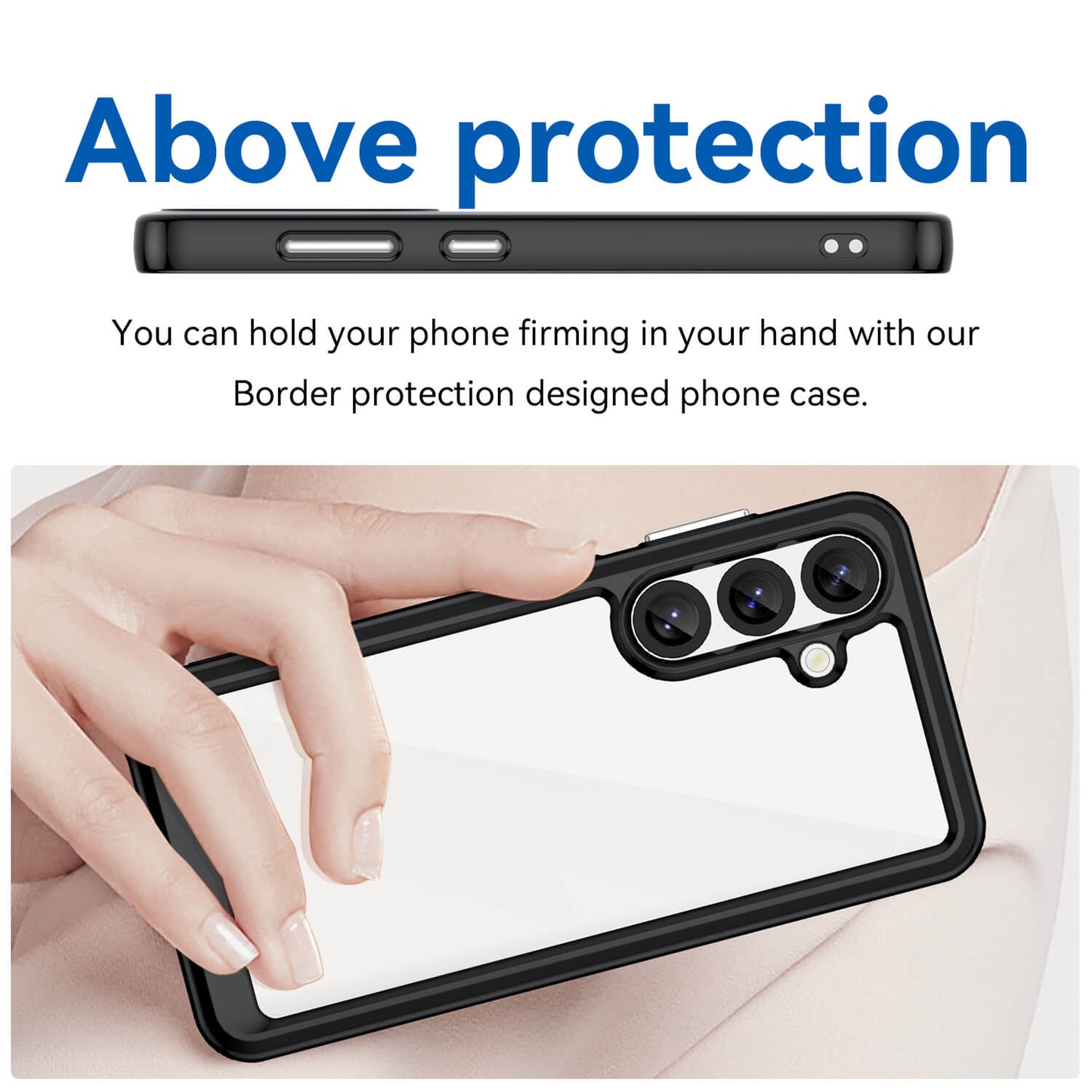 Transparent Shockproof Case For Samsung Galaxy S25 Ultra