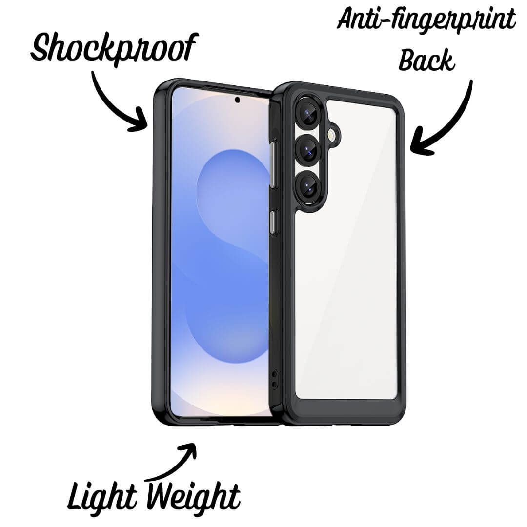 Transparent Shockproof Case For Samsung Galaxy S25 Ultra
