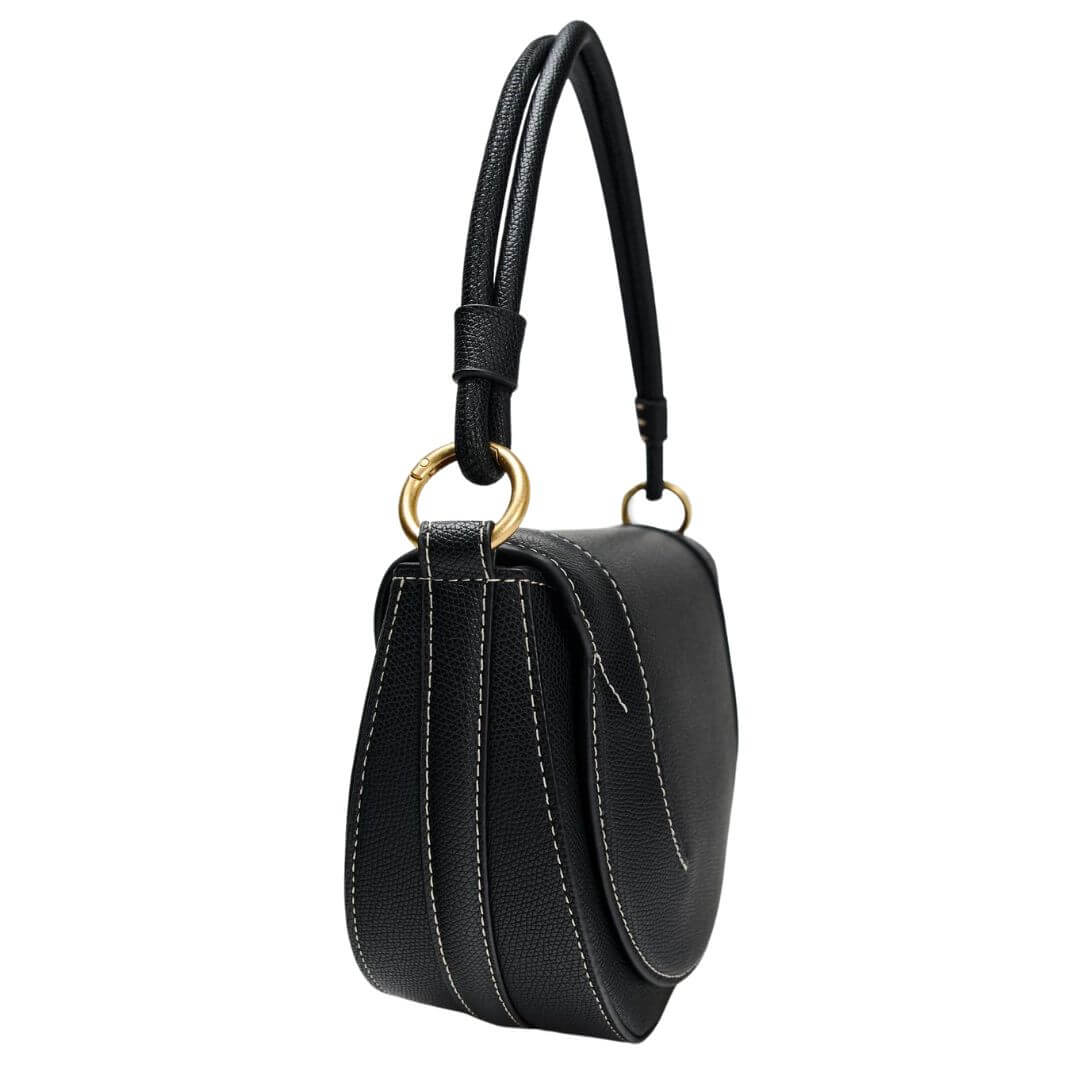 Small Saddle Designer Flap Shoulder Handbag - Pejayz