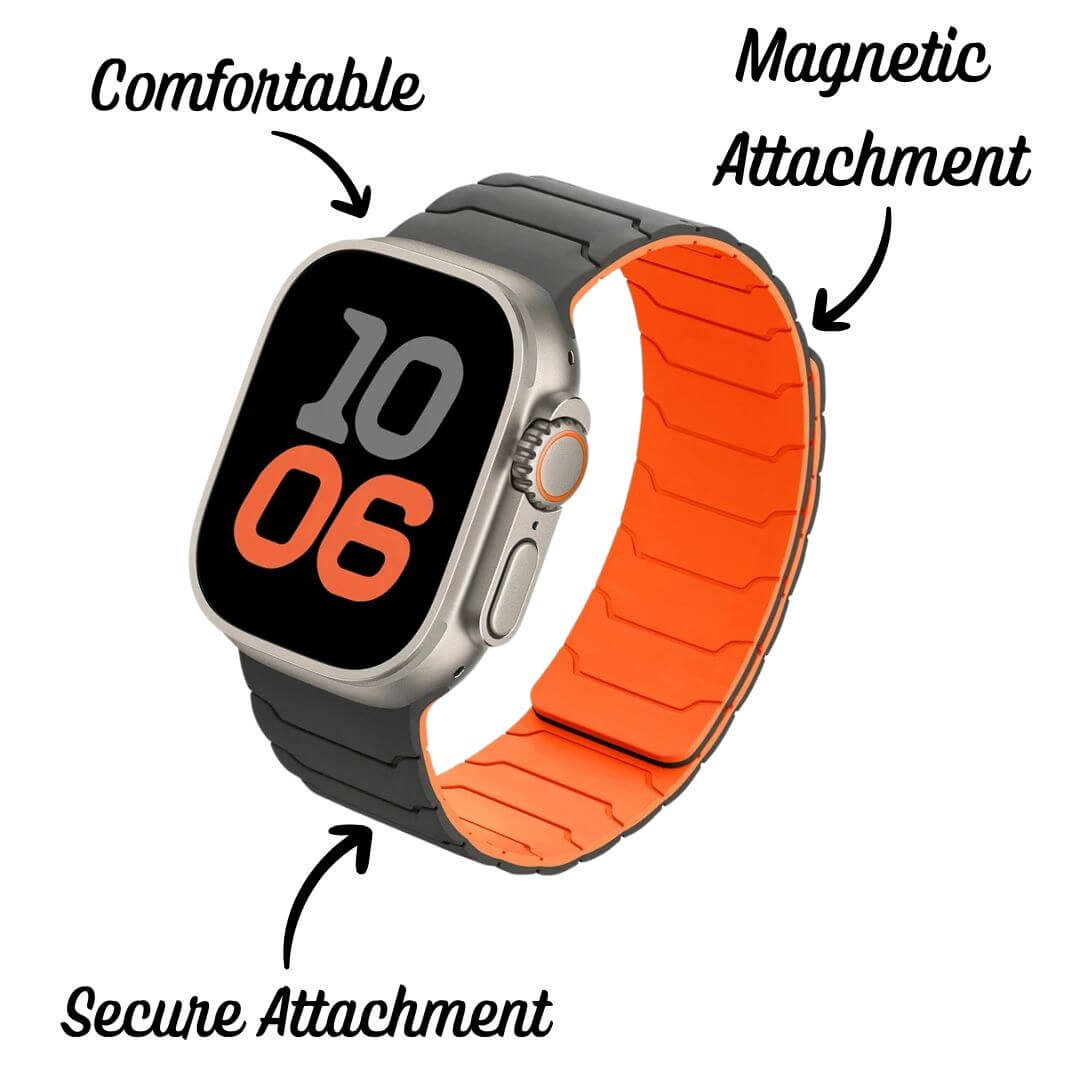 Apple Watch Ultra 2 Sporty Magnetic Silicone Strap - Pejayz