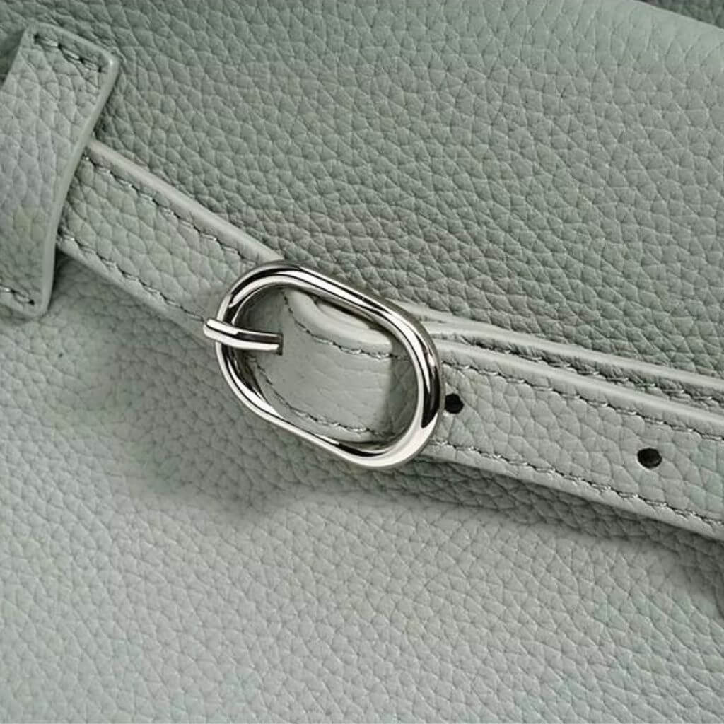 Top Handle Genuine Leather Designer Bag
