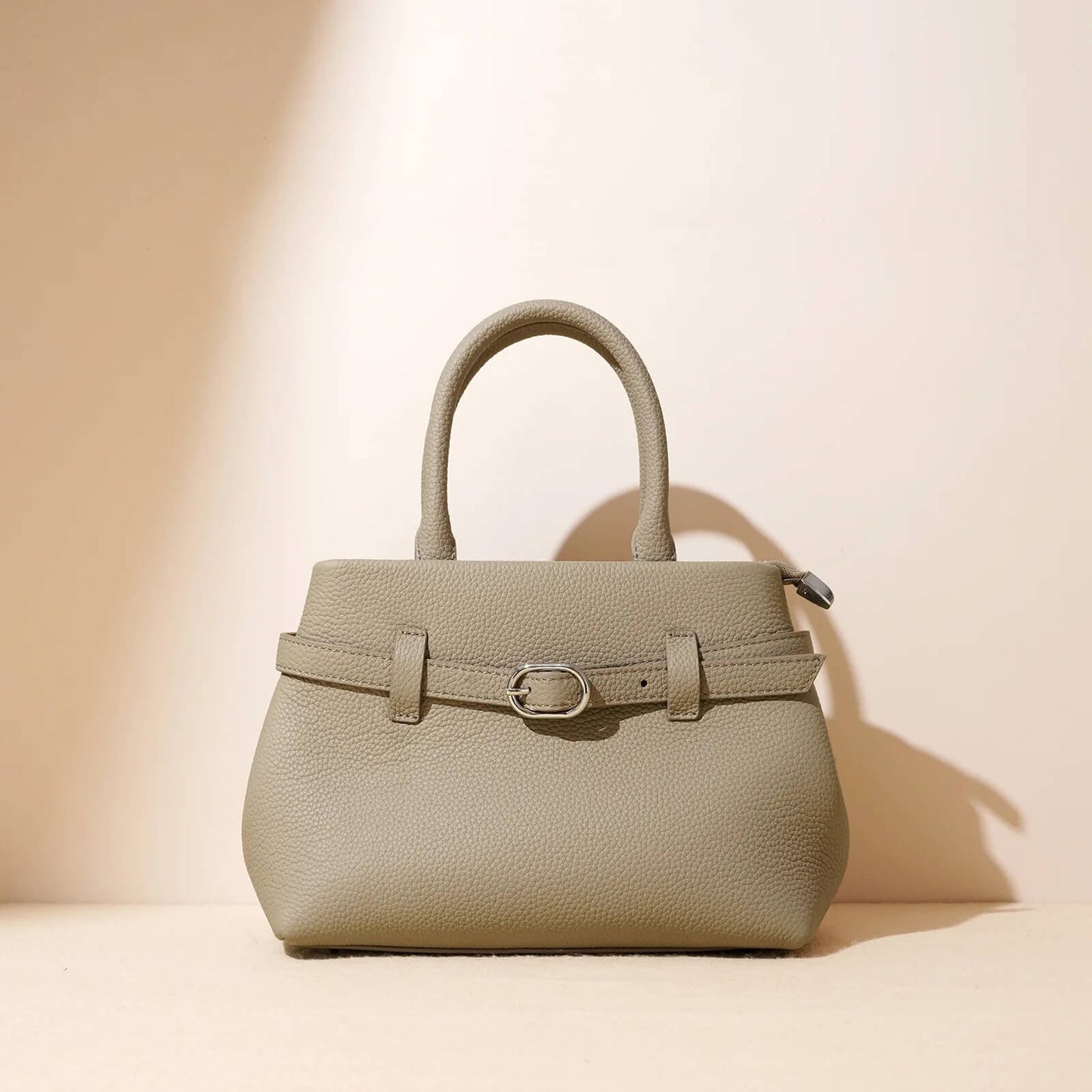 Top Handle Genuine Leather Designer Bag