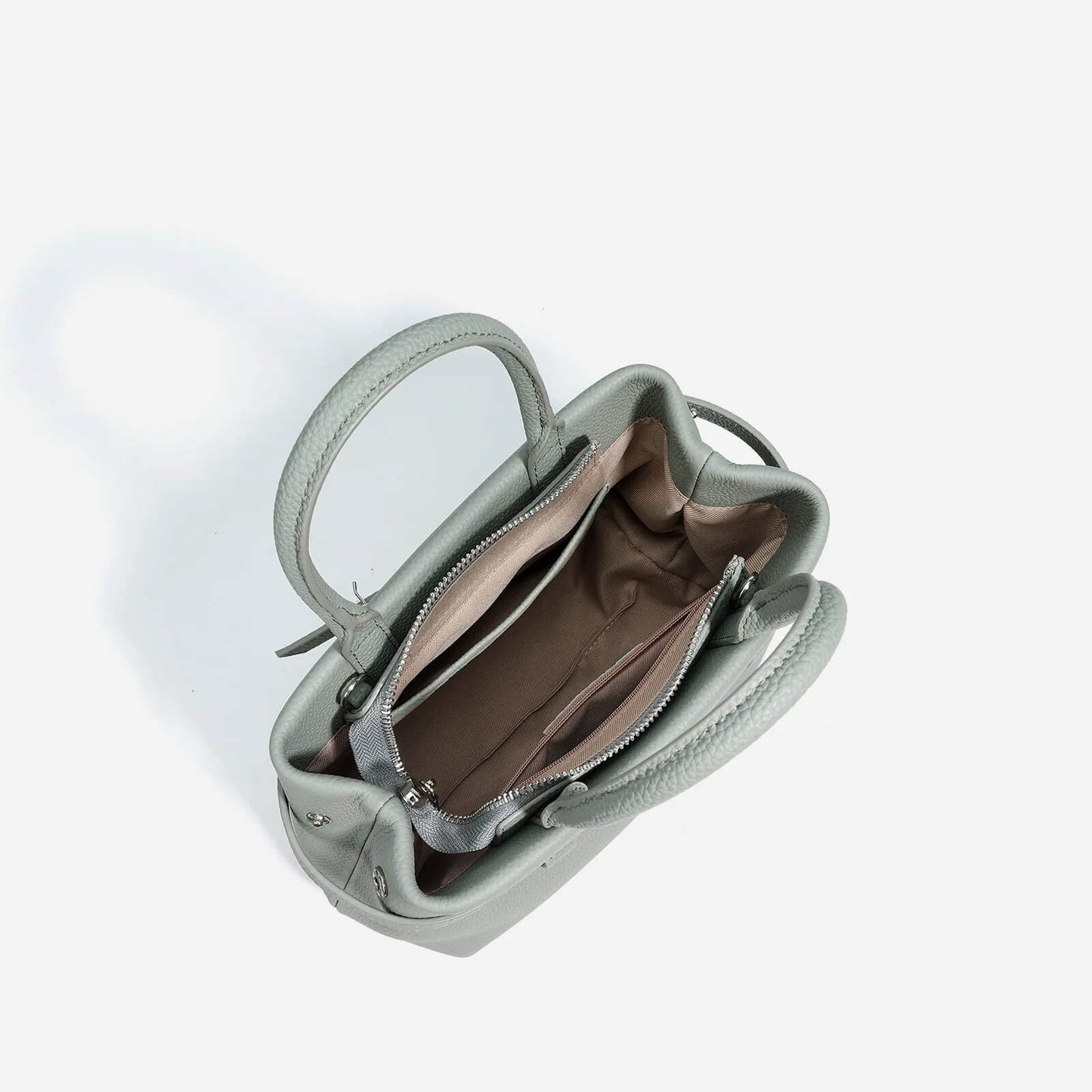 Top Handle Genuine Leather Designer Bag