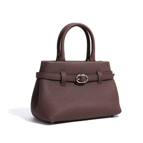 Top Handle Genuine Leather Designer Bag