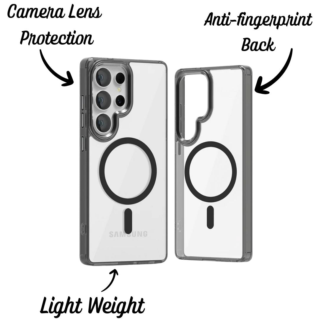 Translucent Shockproof Case For Galaxy S25 With MagSafe - Pejayz