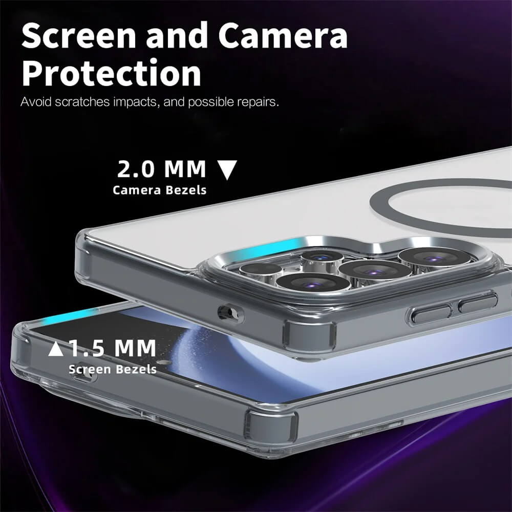 Translucent Shockproof Case For Galaxy S25 With MagSafe - Pejayz