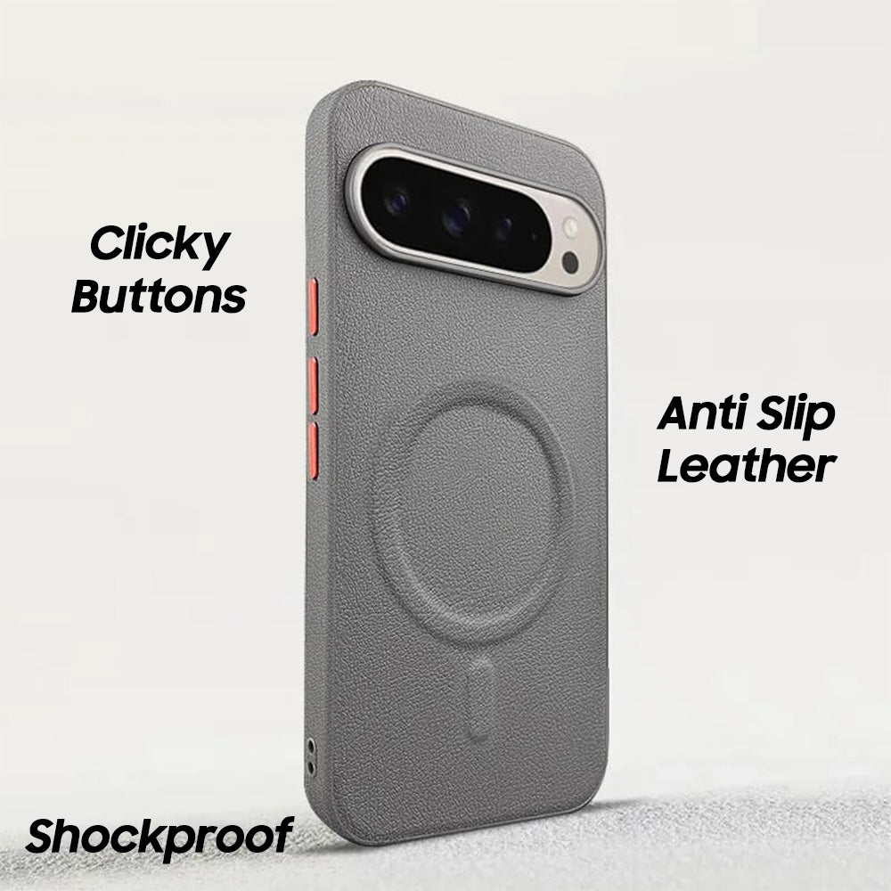 Google Pixel 10 Pro Leather Case With MagSafe Compatible | Pejayz