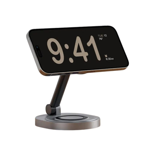 3 In 1 Foldable Wireless Charger Stand Pad For iPhone And Apple Watch Airpods - Pejayz