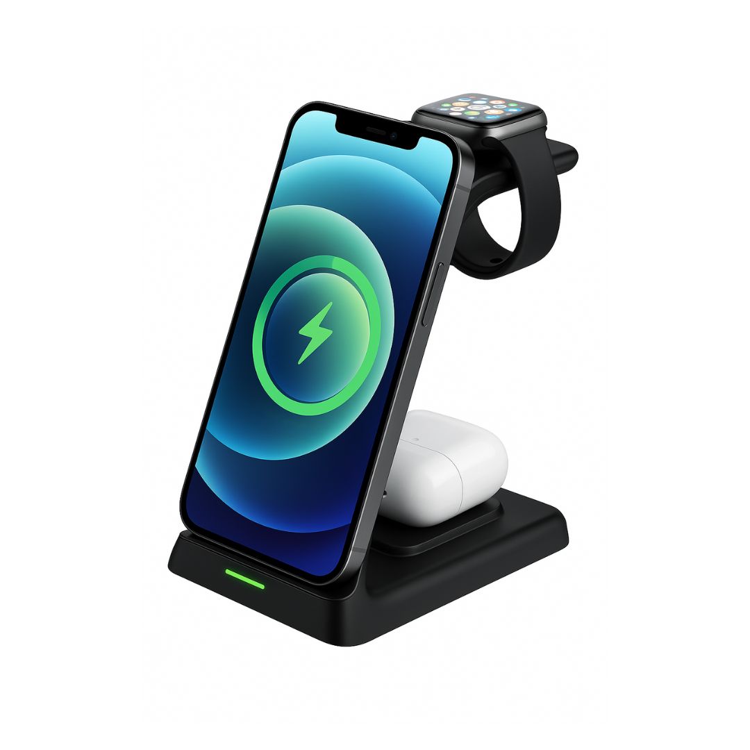 3-in-1 20W Fast Wireless Charger for Apple iPhone - Pejayz