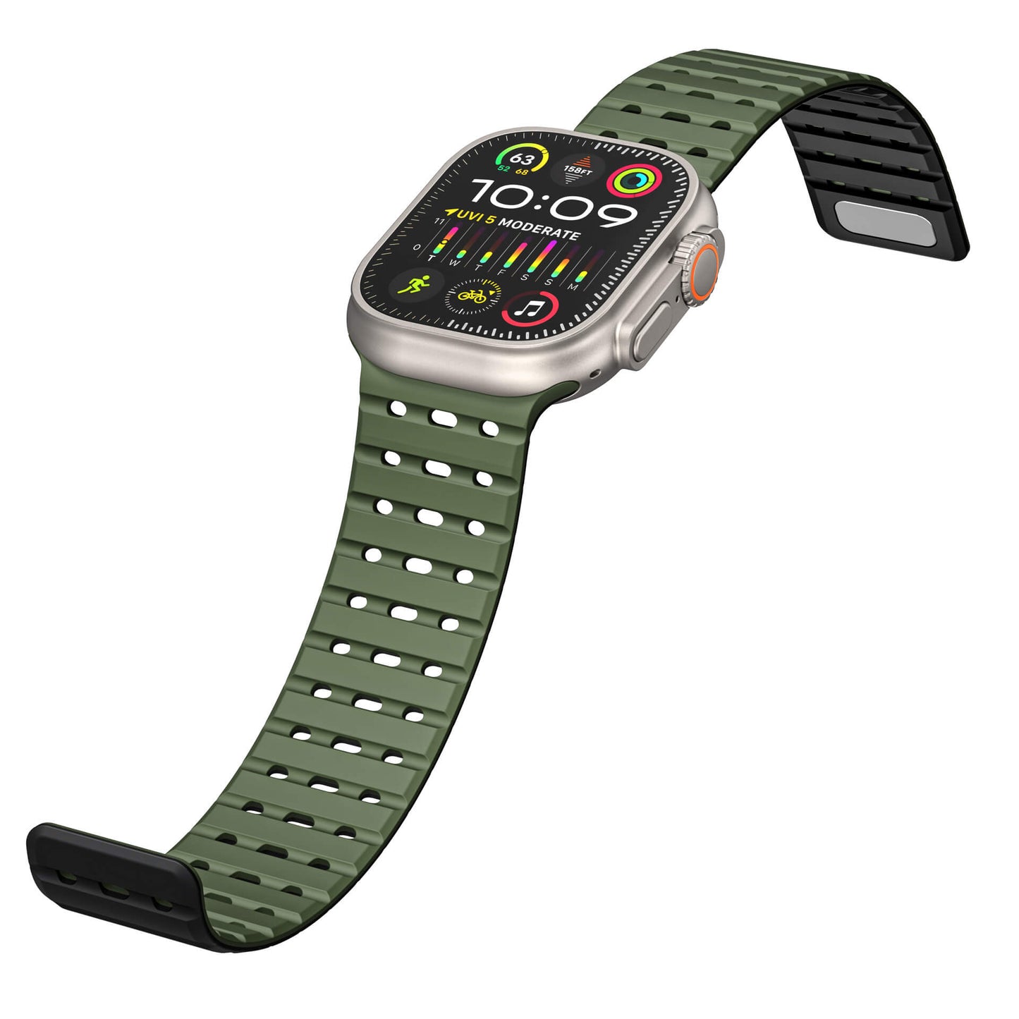 Apple Watch Ultra 2 Strap Wide Band Sports Silicone - Pejayz