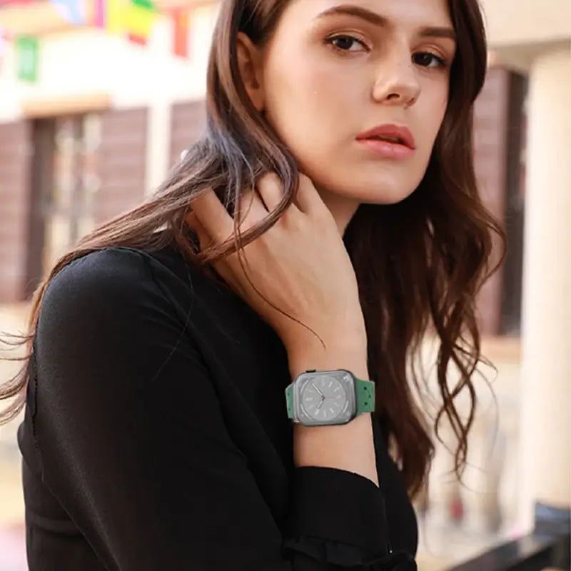 Apple Watch Series 10 Woven Style Silicone Watch Strap - Pejayz