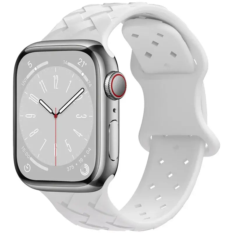 Apple Watch Series 10 Woven Style Silicone Watch Strap - Pejayz