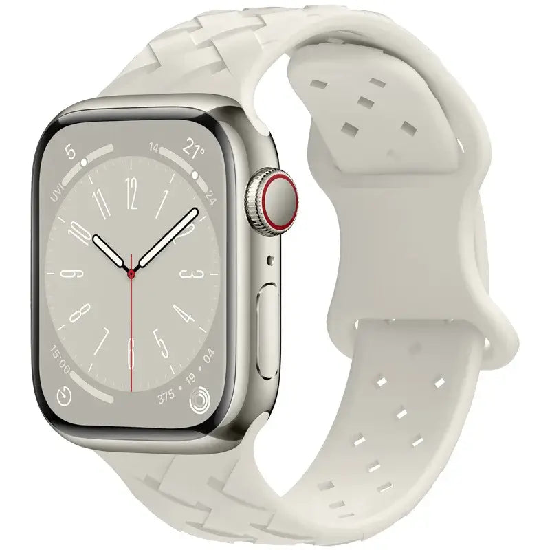 Apple Watch Series 10 Woven Style Silicone Watch Strap - Pejayz