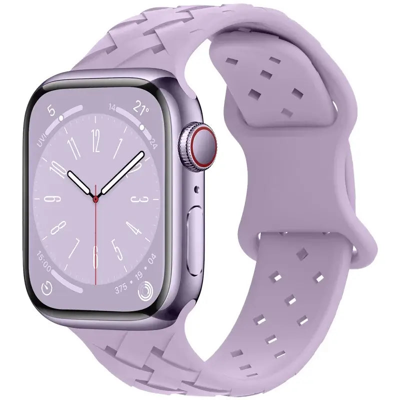 Apple Watch Series 10 Woven Style Silicone Watch Strap - Pejayz