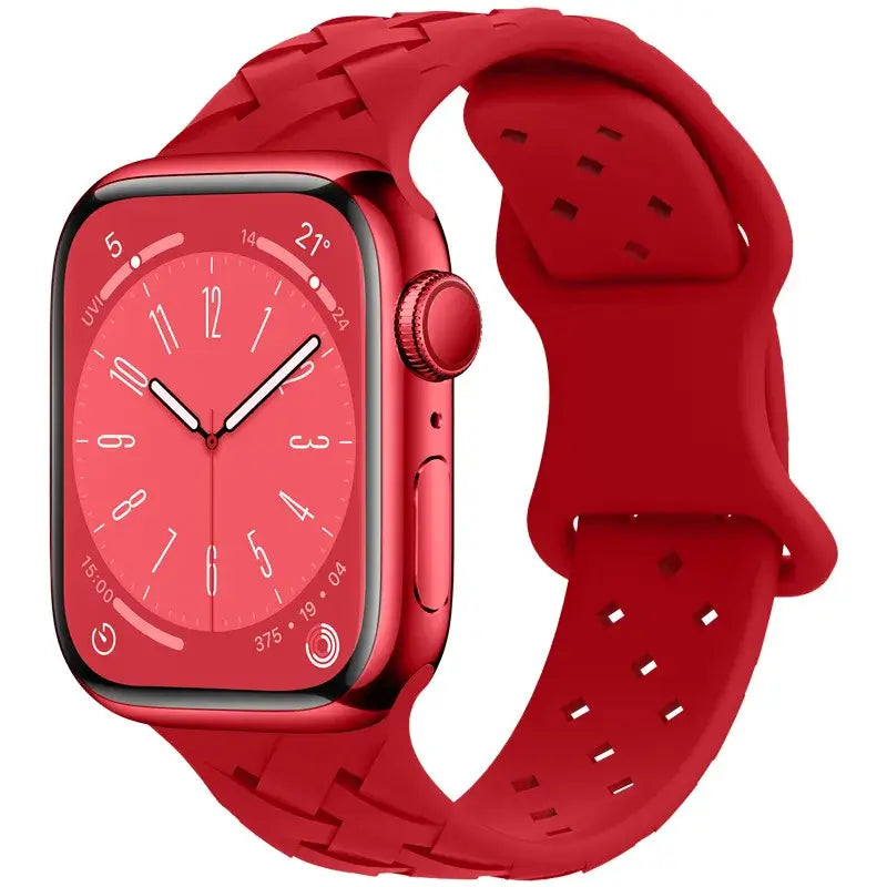 Apple Watch Series 10 Woven Style Silicone Watch Strap - Pejayz