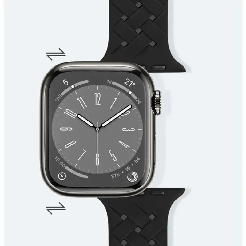 Apple Watch Series 10 Woven Style Silicone Watch Strap - Pejayz