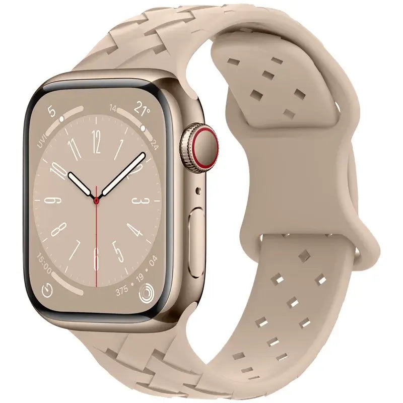 Apple Watch Series 10 Woven Style Silicone Watch Strap - Pejayz