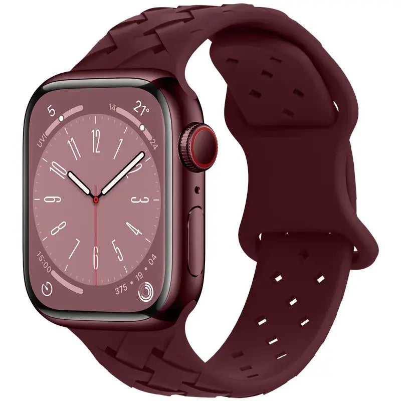 Apple Watch Series 10 Woven Style Silicone Watch Strap - Pejayz