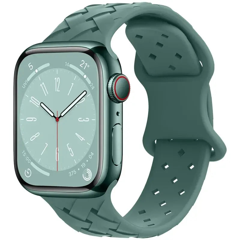 Apple Watch Series 10 Woven Style Silicone Watch Strap - Pejayz