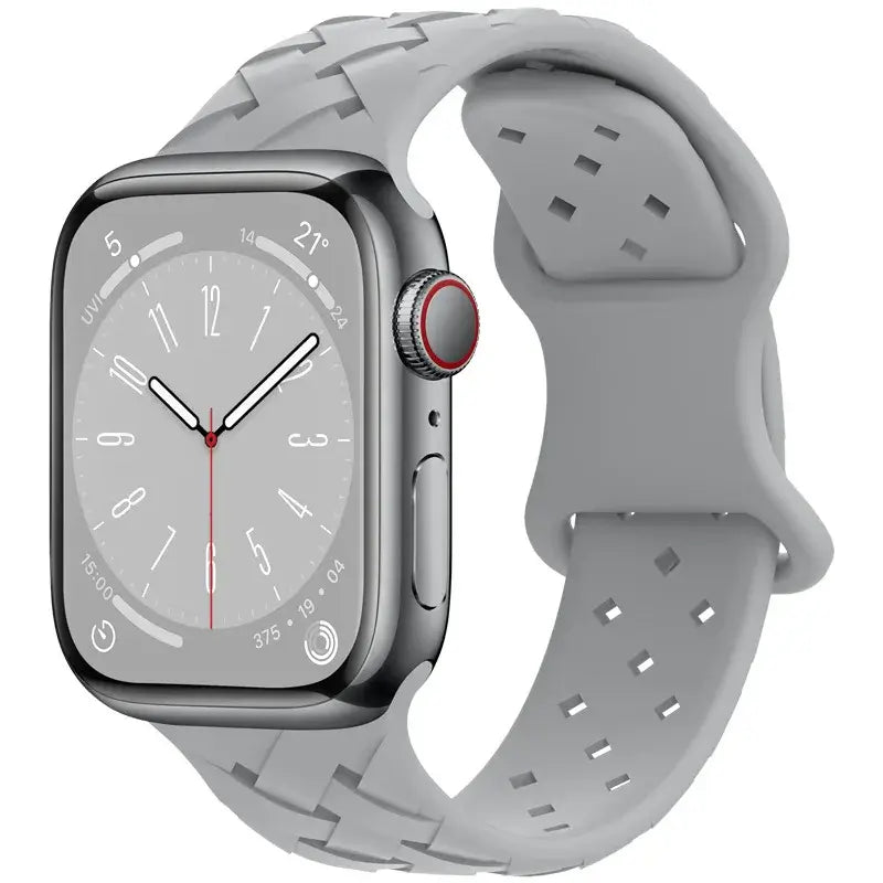 Apple Watch Series 10 Woven Style Silicone Watch Strap - Pejayz