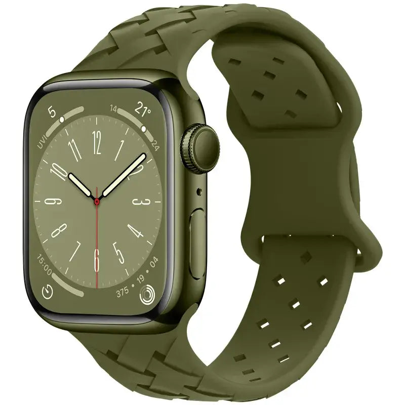Apple Watch Series 10 Woven Style Silicone Watch Strap - Pejayz