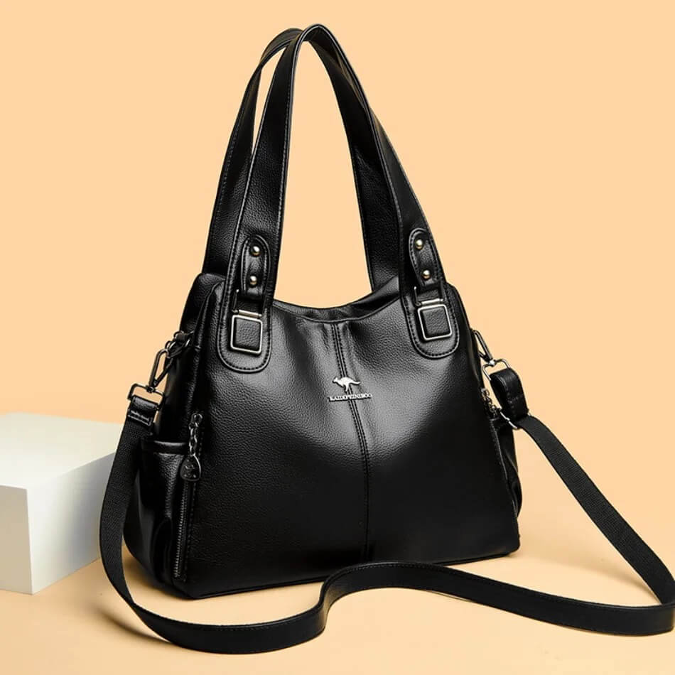 Genuine Soft Leather Tote Bag Luxury Designer Handbag for Women - Pejayz