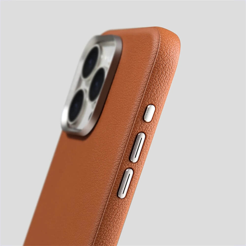 iPhone 16 Pro Premium Leather Magnetic Case - Pejayz