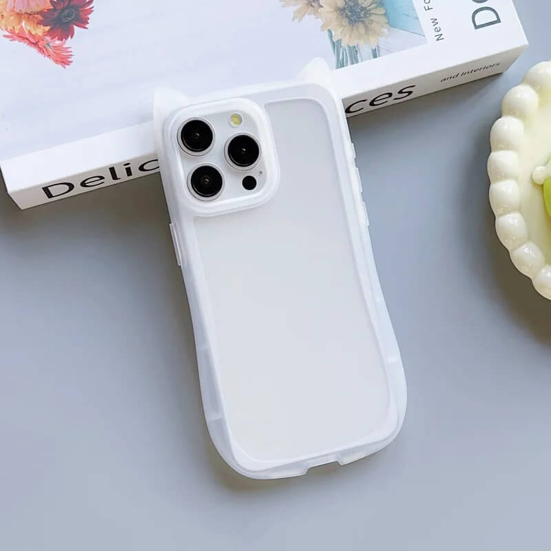 iPhone 16 Pro Case with Cute Kitty Bumper - Pejayz