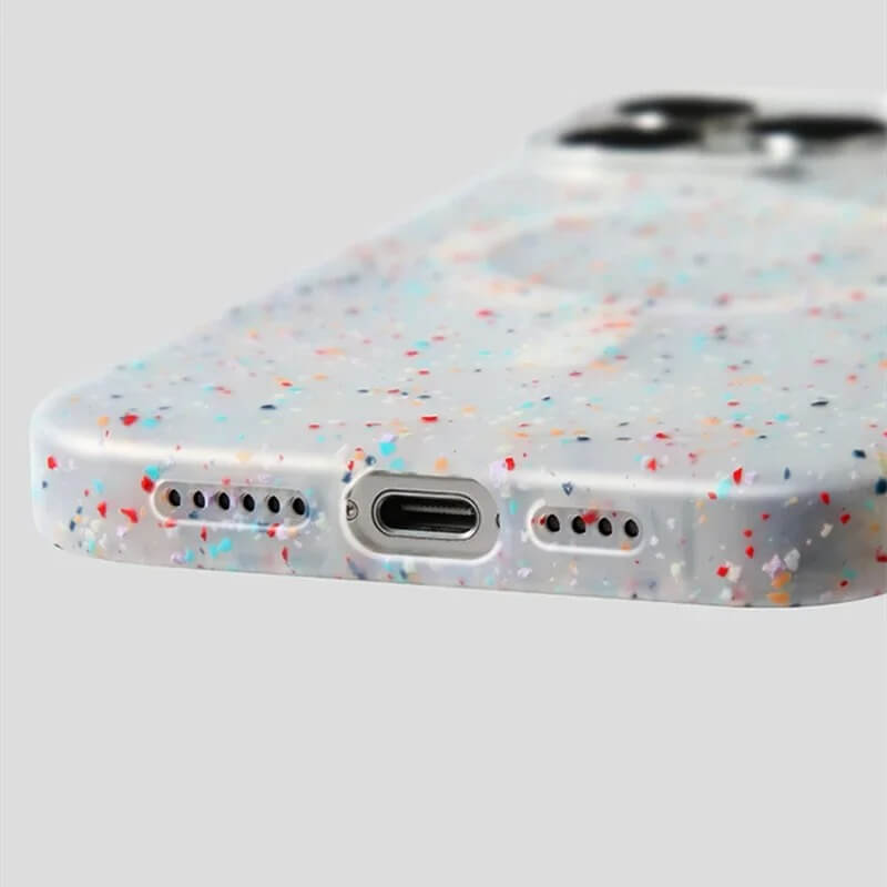 iPhone 16 Pro Case – Translucent Cover with Ink Dot Design | Pejayz