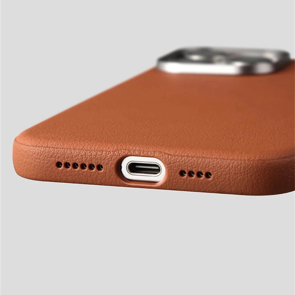 iPhone 16 Pro Premium Leather Magnetic Case - Pejayz