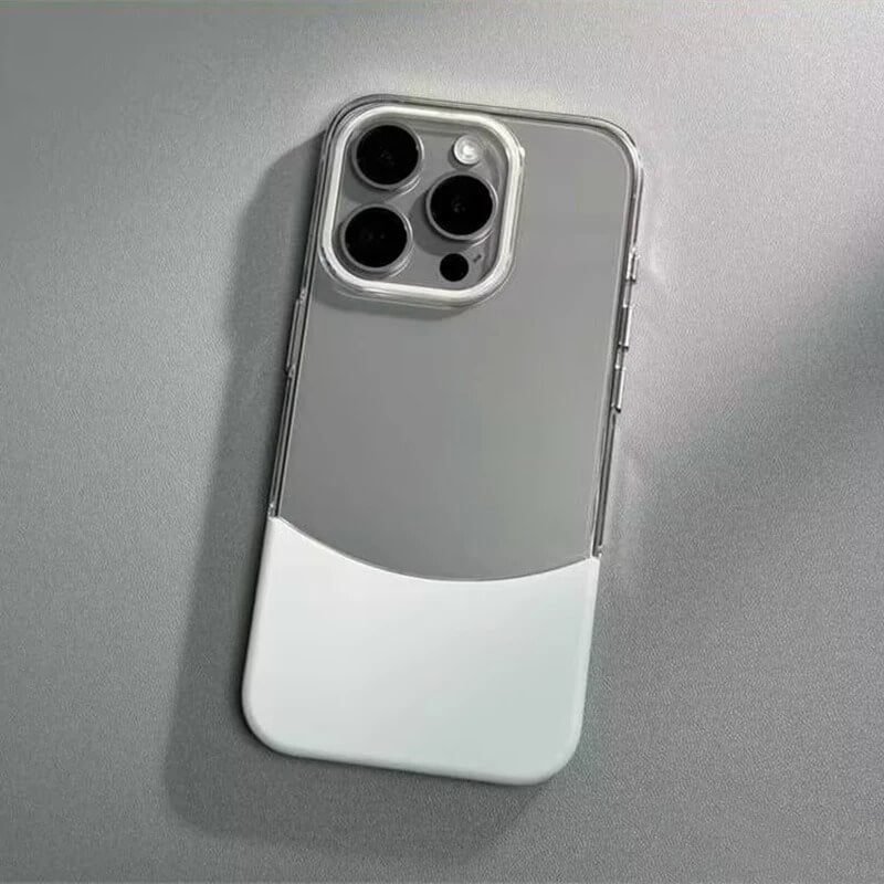 iPhone 16 Pro Case – Transparent Duo-Tone Design Cover | Pejayz