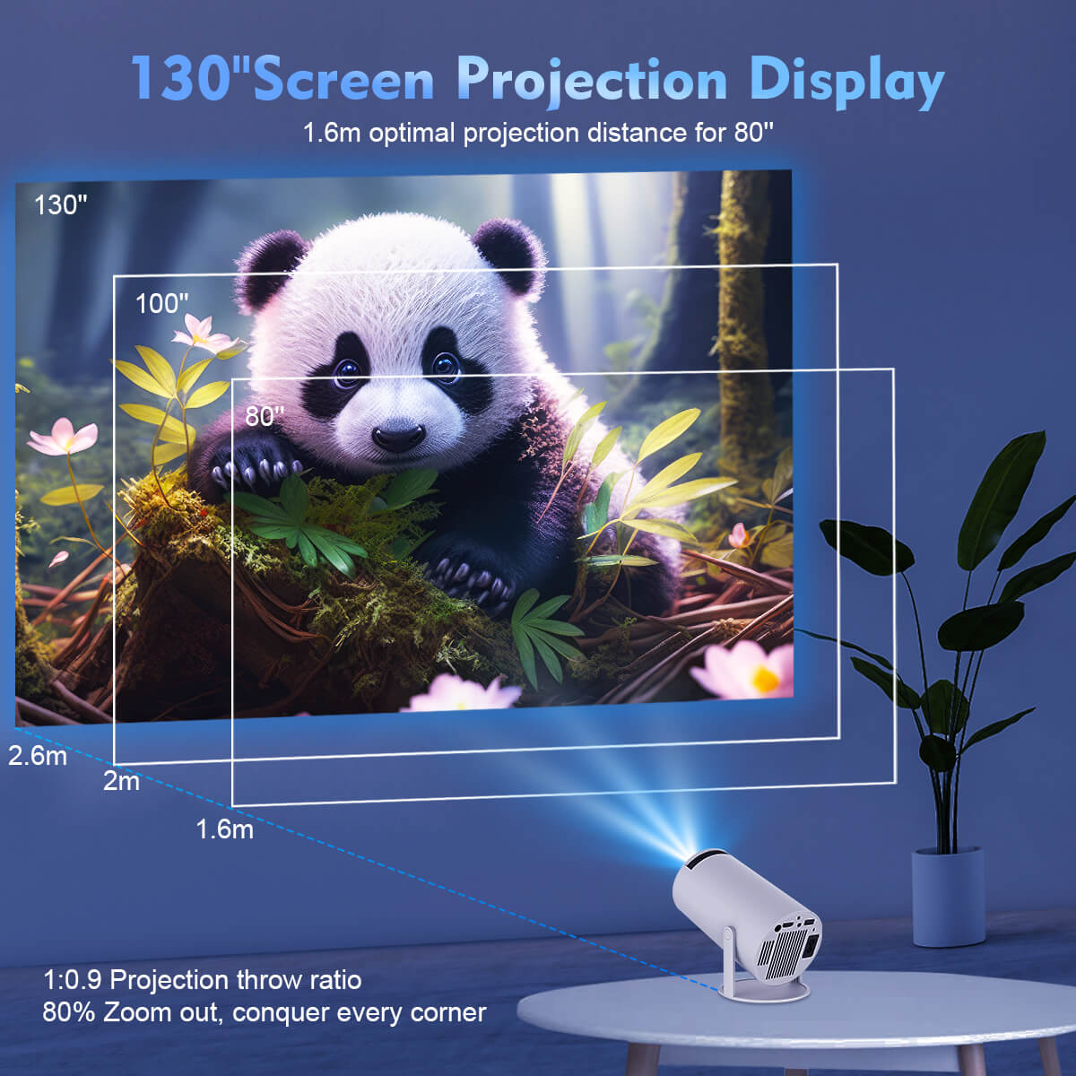 4K Android Projector Your Ultimate Home Theater - Pejayz