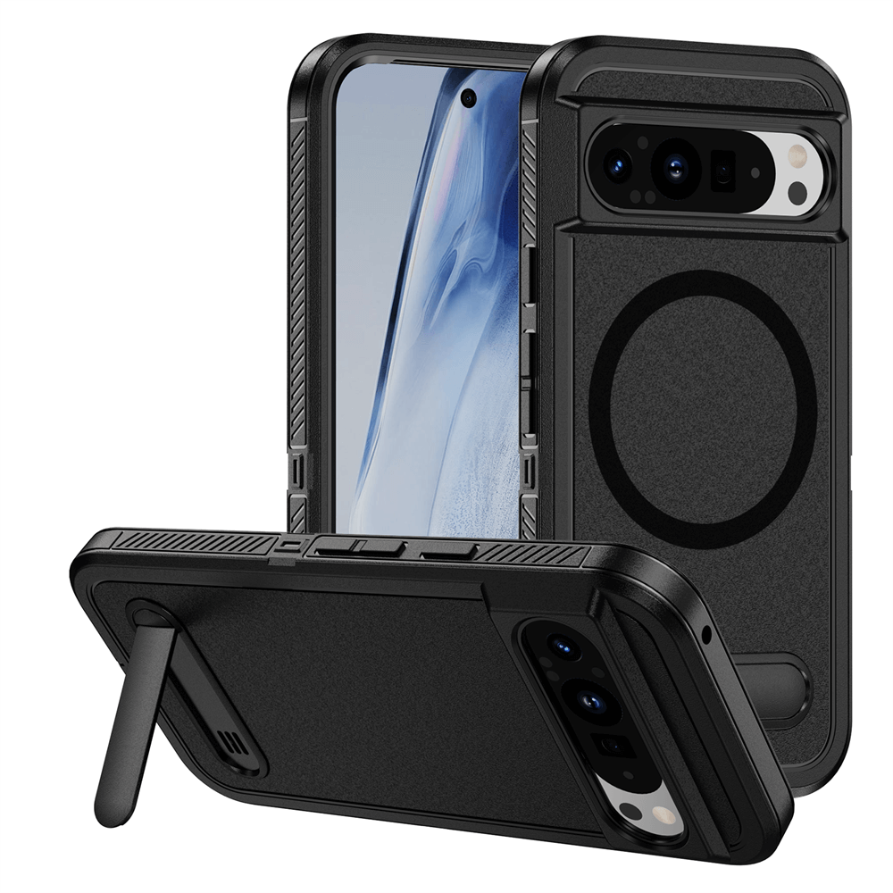Google Pixel 9 Folding Stand Magnetic Shockproof Phone Case - Pejayz