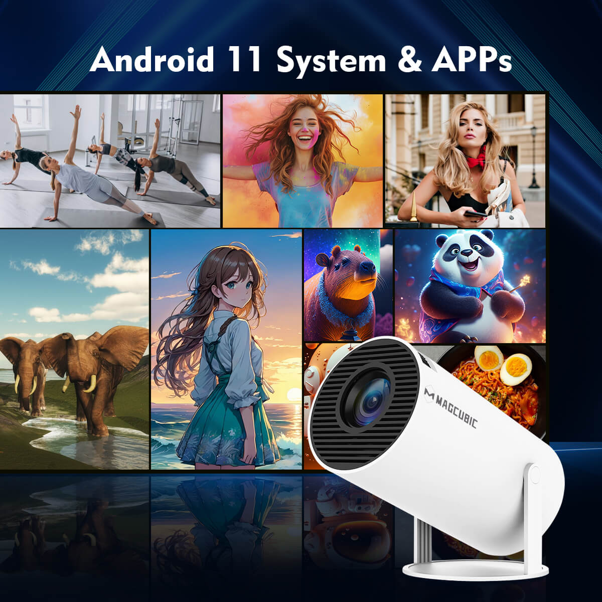 4K Android Projector Your Ultimate Home Theater - Pejayz